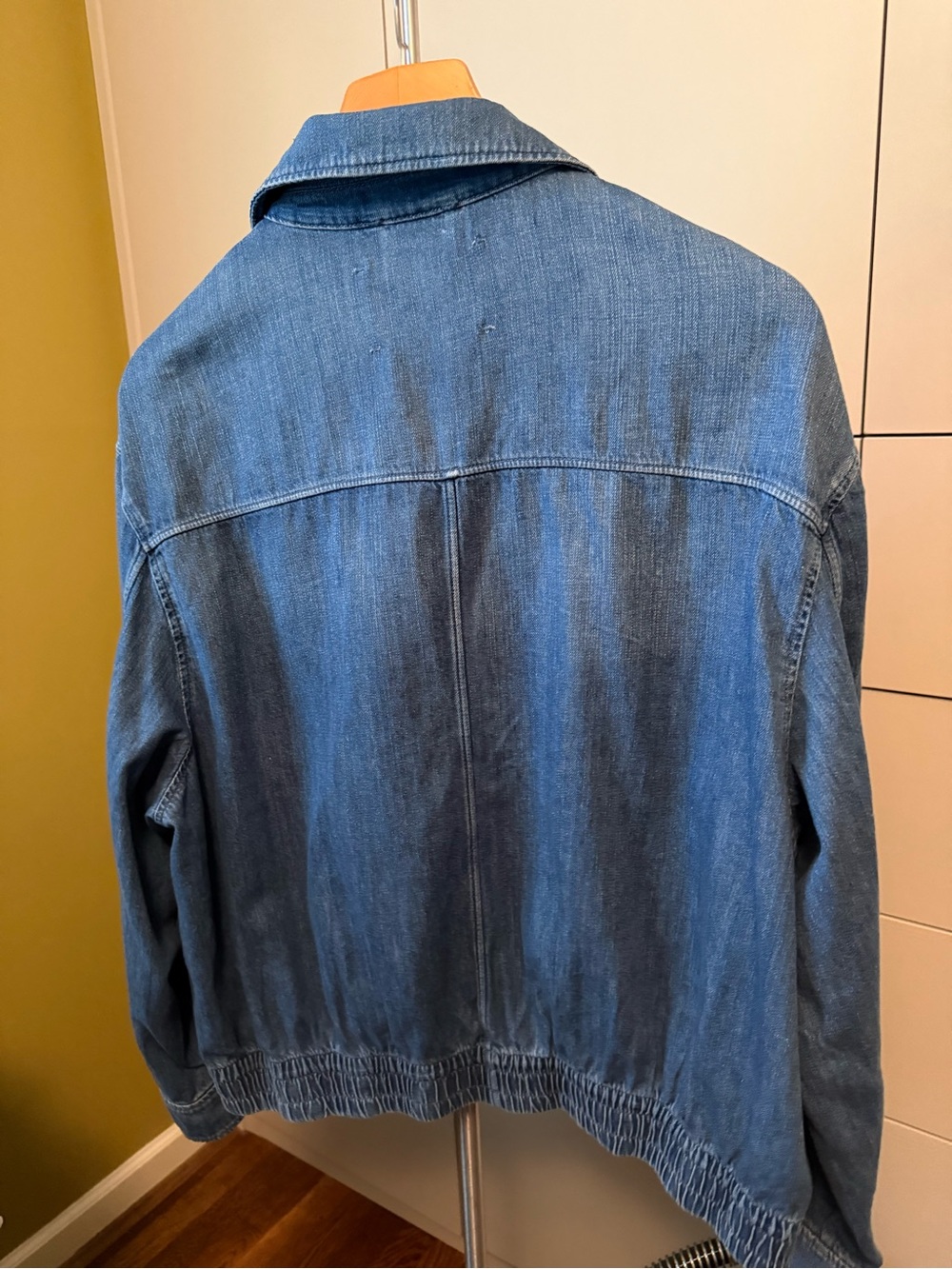 COS Blue Denim Zip-Front Jean Jacket - Picture 4 of 4